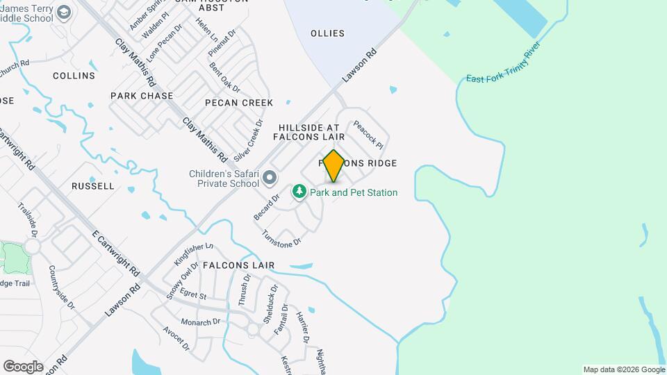 3824 Clay Mathis Rd Mapa y Detalles de la Ubicación