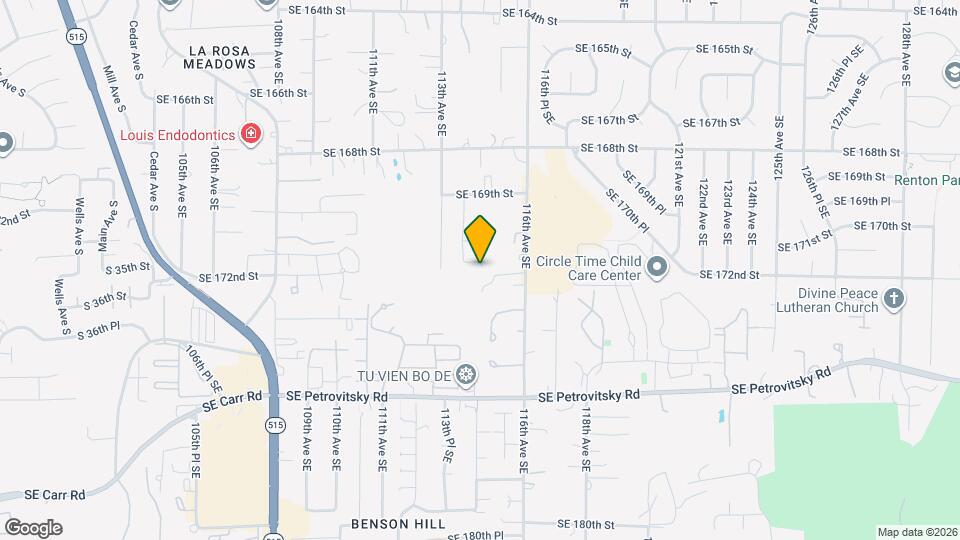 11429 SE 171st Pl Mapa y Detalles de la Ubicación