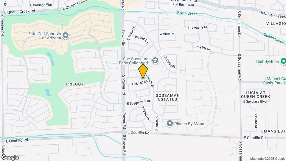 18546 E Oak Hill Ln Mapa y Detalles de la Ubicación