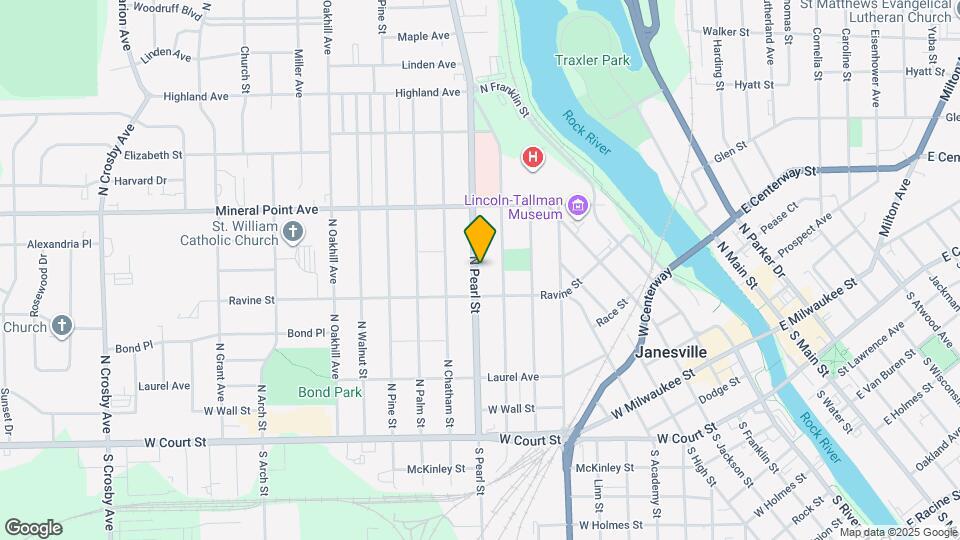 424 N Pearl St Map and Location Details