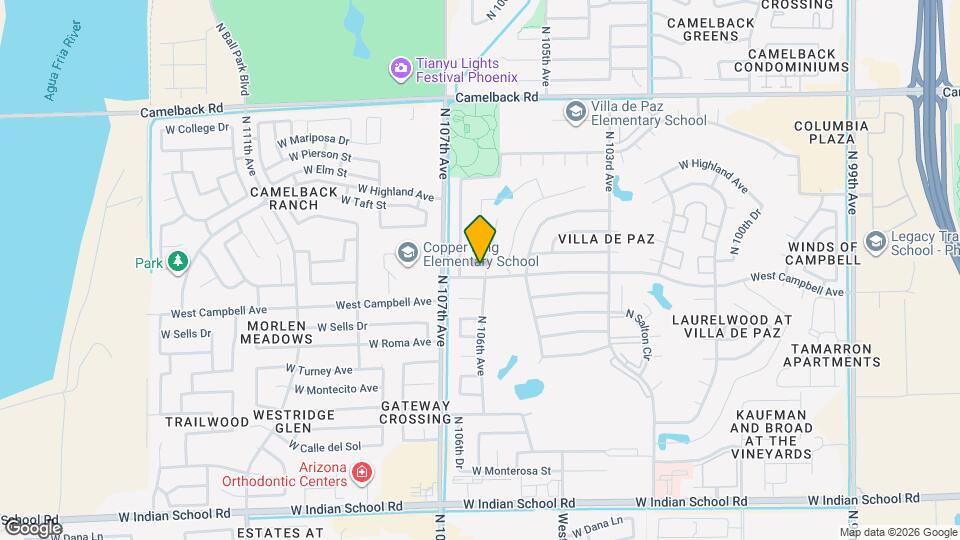 4504 N 106th Ave Map and Location Details