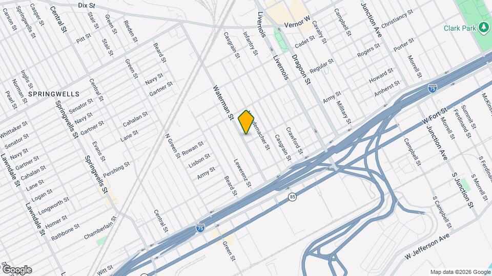 1216 Waterman St Mapa y Detalles de la Ubicación