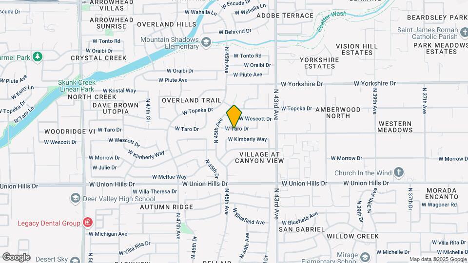 4453 W Taro Dr Map and Location Details