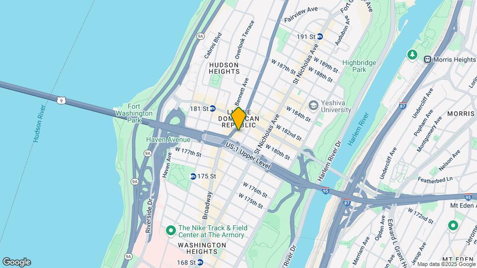 660 West 180th Street Map and Location Details