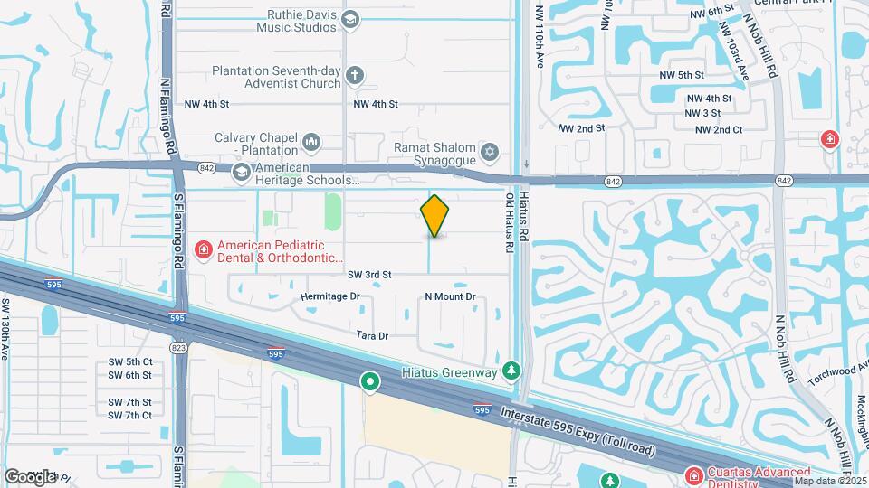 11460 SW 1st Ct Map and Location Details