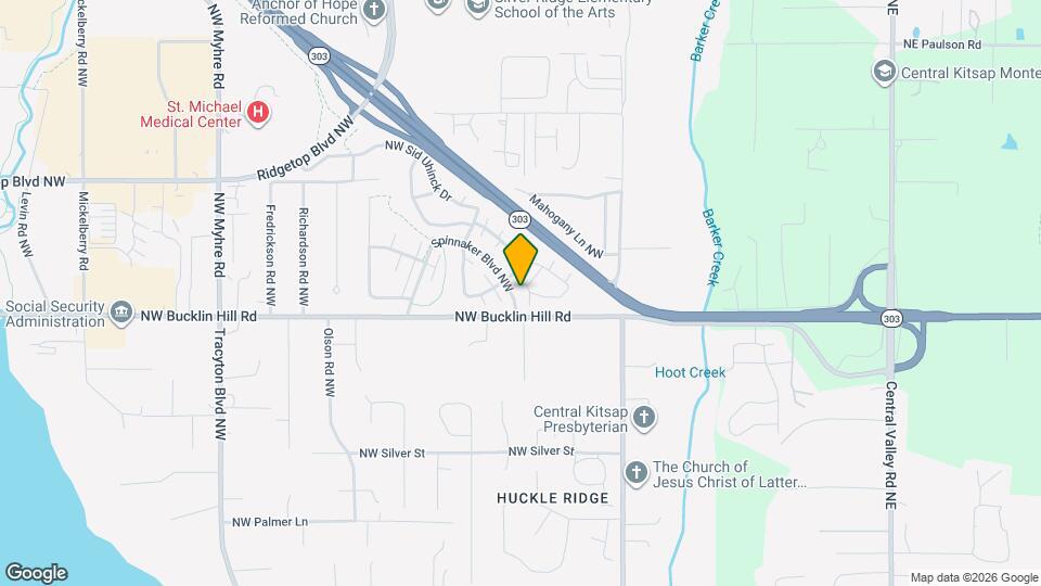 9665 Long Point Ln NW Map and Location Details