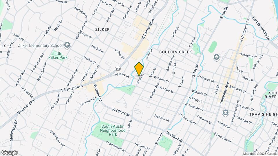 1100 W Mary St Map and Location Details