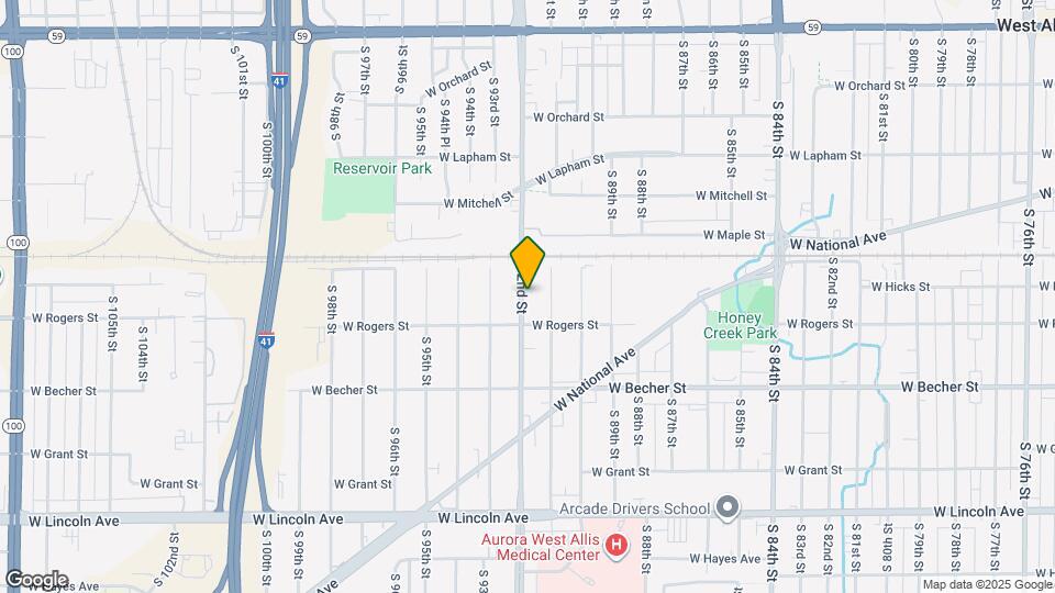 1944 S 92nd St, Unit 2 Upper Map and Location Details