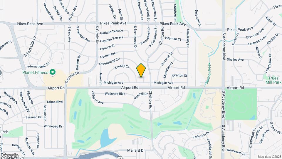 3421 Greenwood Cir Map and Location Details
