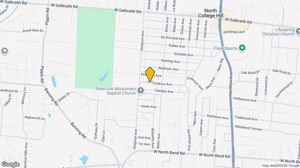 1933 Cordova Ave Map and Location Details