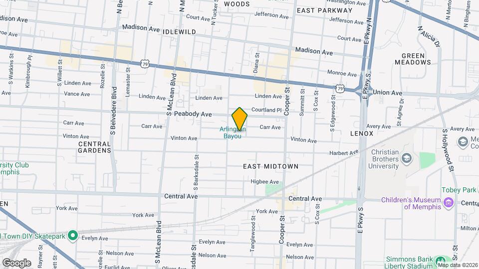 2020 Vinton Ave Map and Location Details