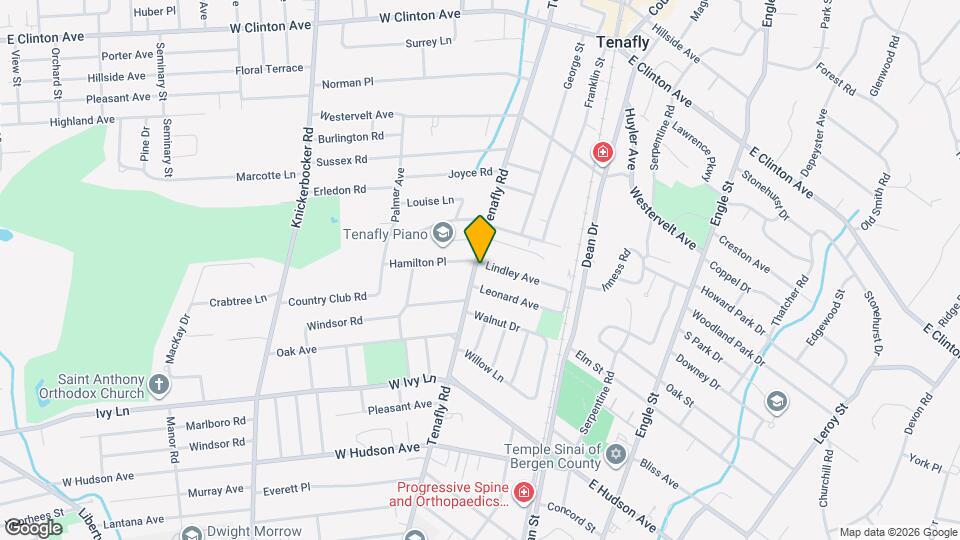 112 Tenafly Rd Mapa y Detalles de la Ubicación