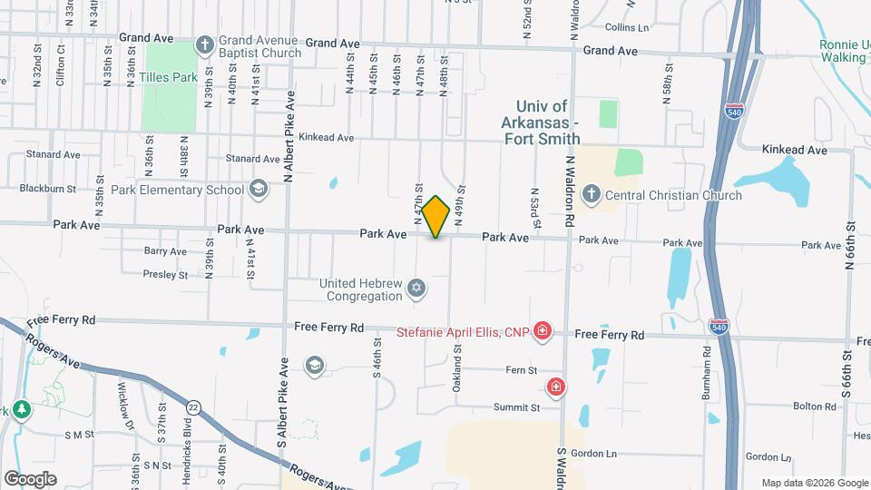 4806 Park Ave Map and Location Details