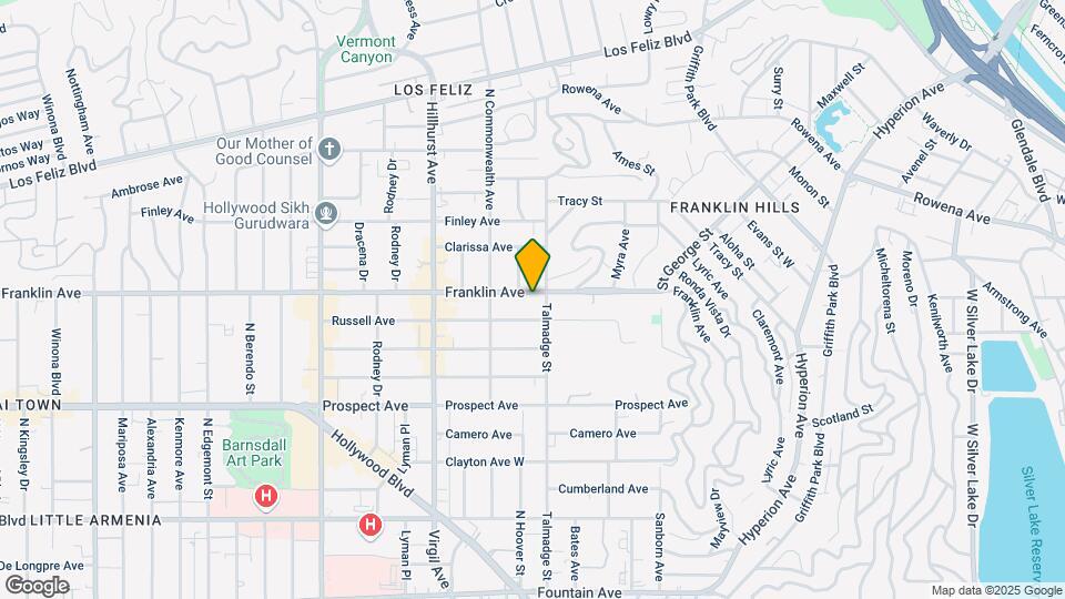 4310 Franklin Ave Map and Location Details