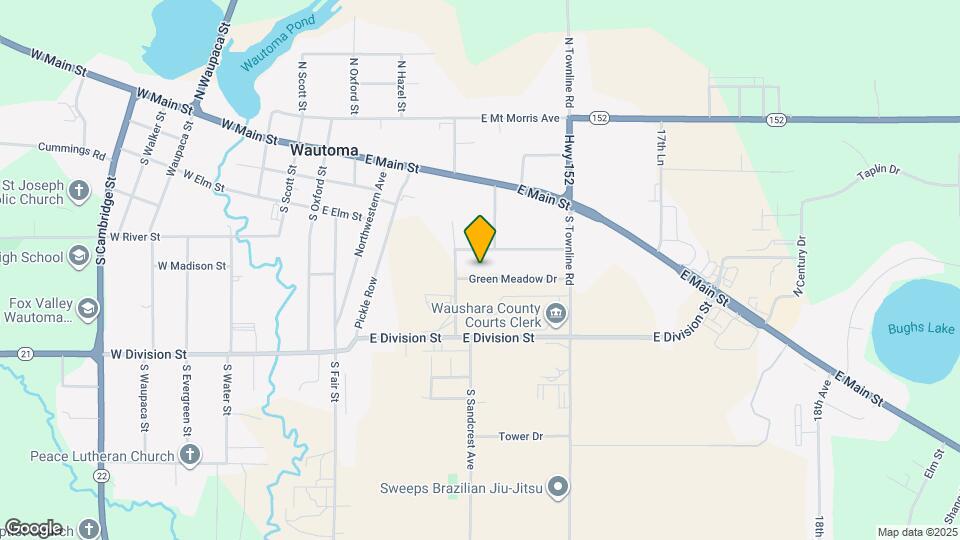 318 Green Meadow Dr Map and Location Details