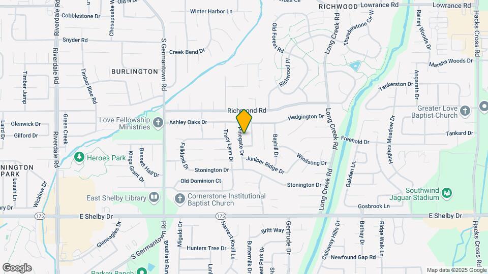 4484 Pinegate Dr Map and Location Details