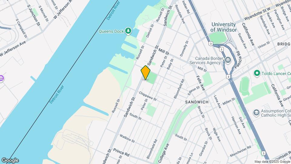 3345 Sandwich St. Map and Location Details