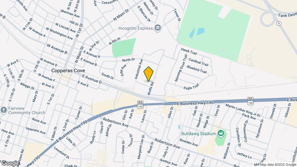 916 Industrial Ave Map and Location Details