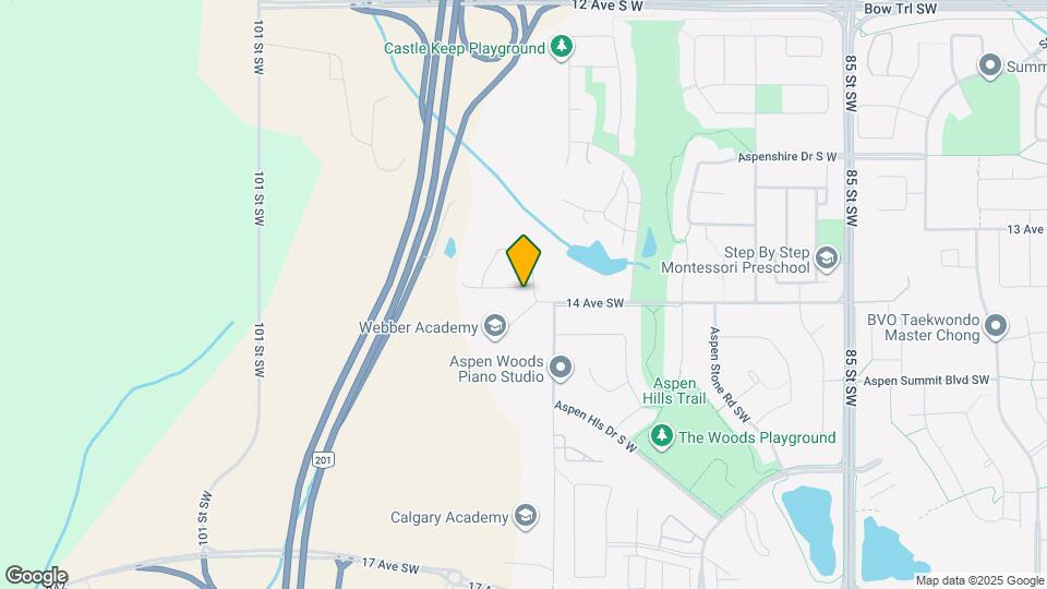 132 Aspen Cliff Close SW Map and Location Details