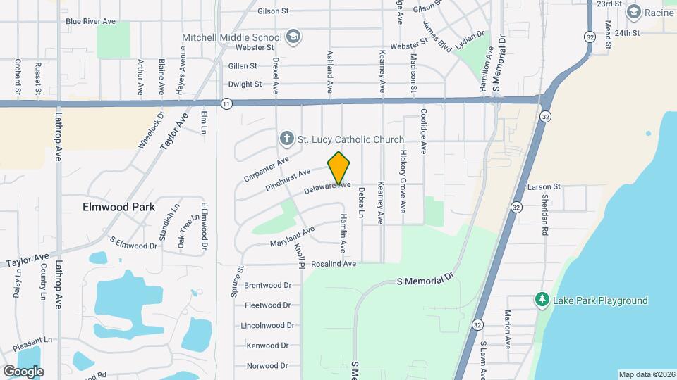 2509 Delaware Ave Map and Location Details