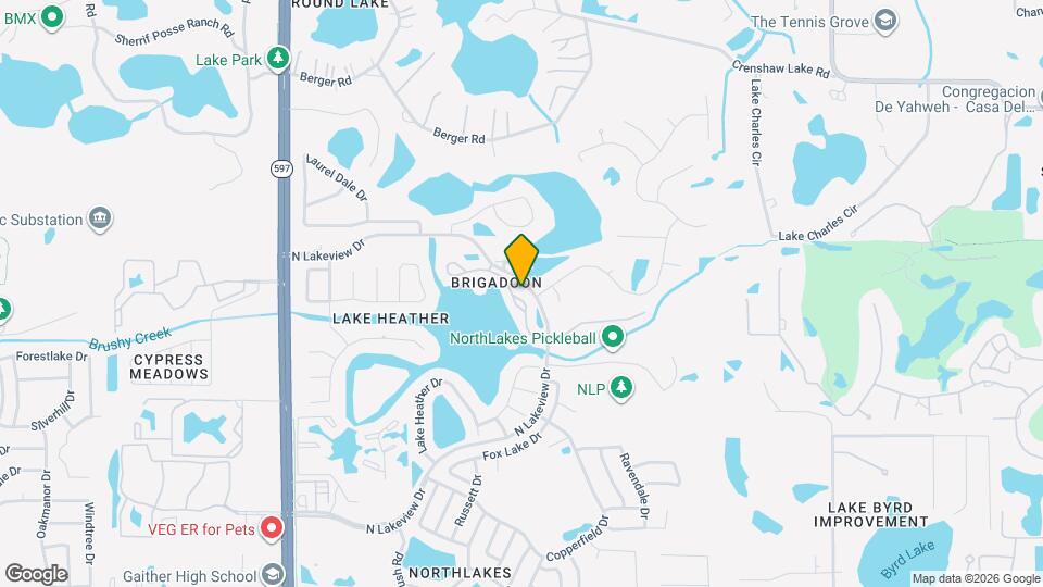 16565 Brigadoon Dr Map and Location Details