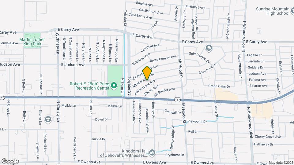 6060 Yellowstone Ave Map and Location Details
