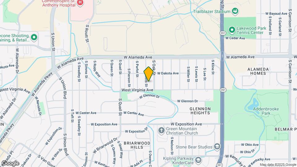 470 S Owens St Map and Location Details