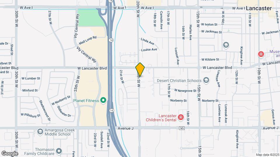 44720 20th St W Map and Location Details