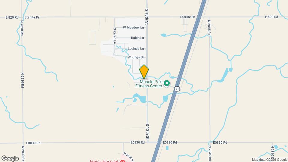 804 Aspen Dr Map and Location Details