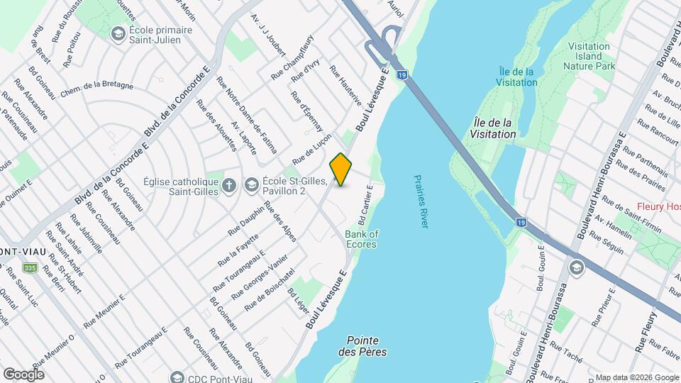 1700 Lévesque Boul E Map and Location Details