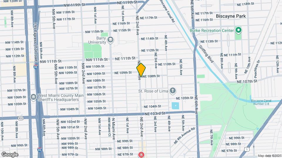 10769 NE 2nd Ave Map and Location Details