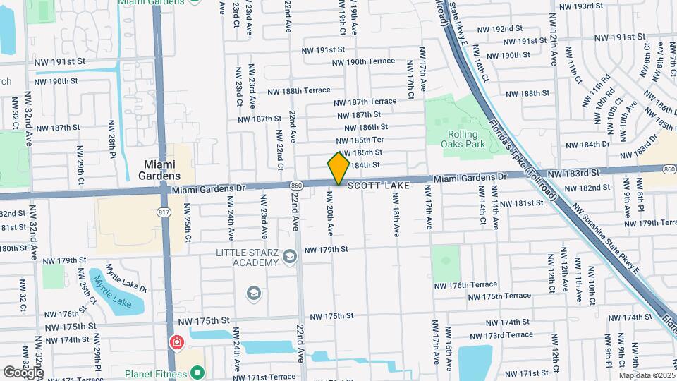 1990 NW 183rd St Map and Location Details