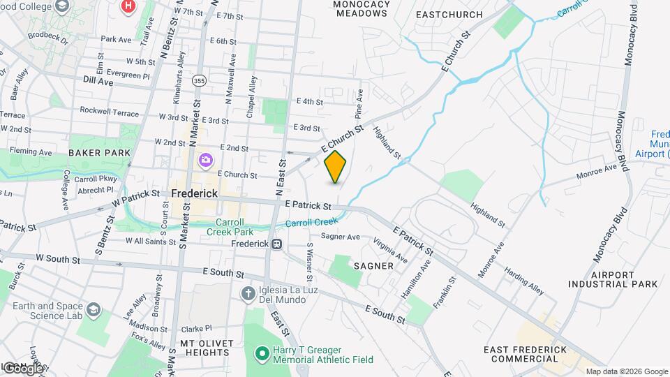 315 E Patrick St Map and Location Details