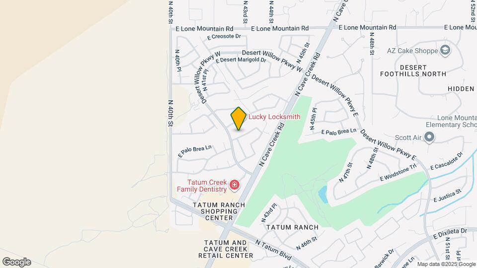 4218 E Palo Brea Ln Map and Location Details