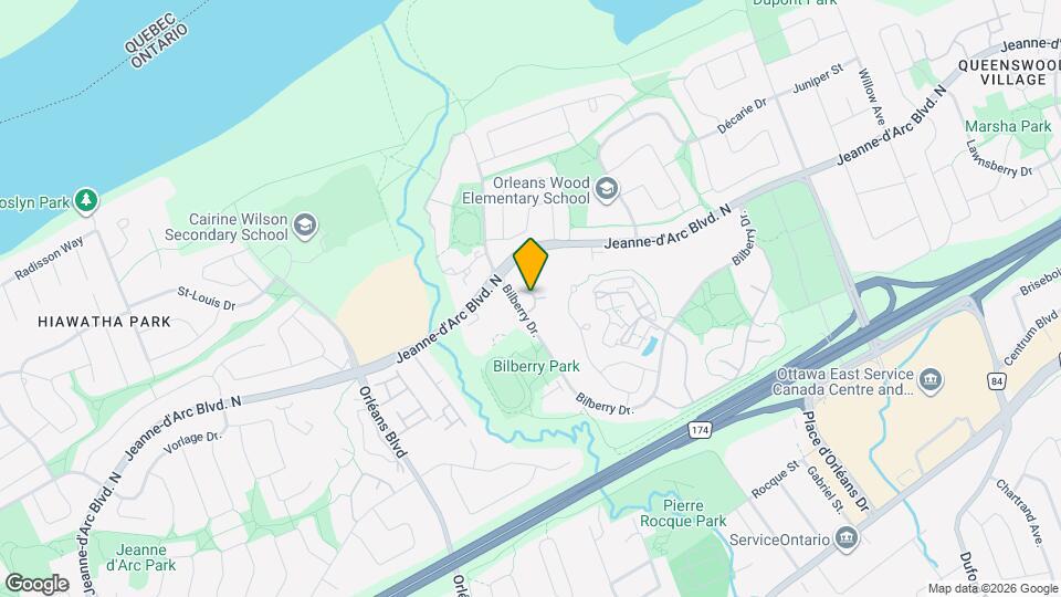 6549 Bilberry Dr. Map and Location Details