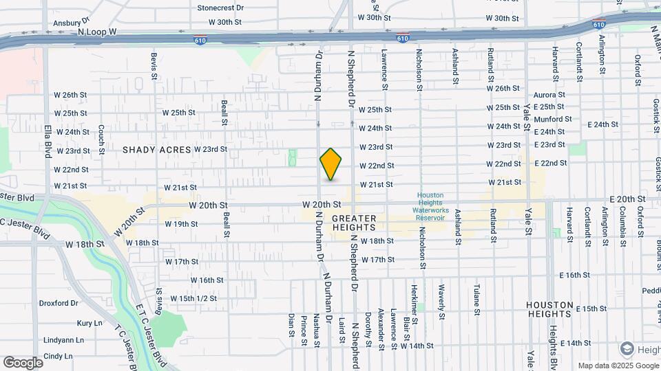 733 W 21st St Map and Location Details