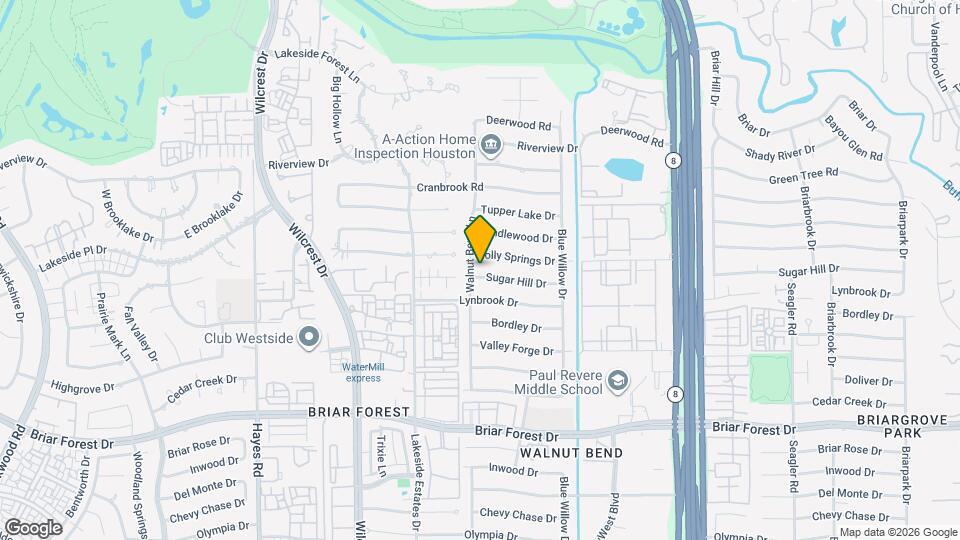 10730 Sugar Hill Dr Map and Location Details