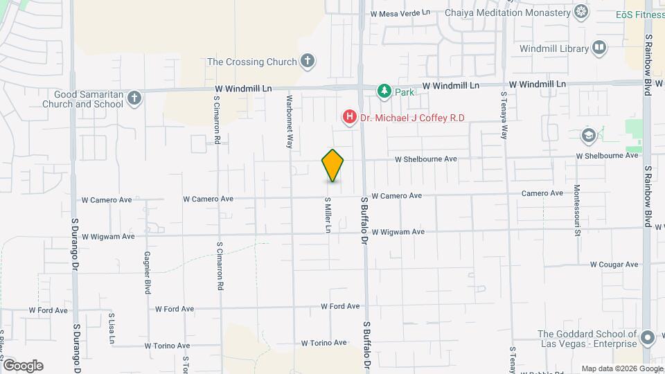 8378 S Miller Ln Map and Location Details