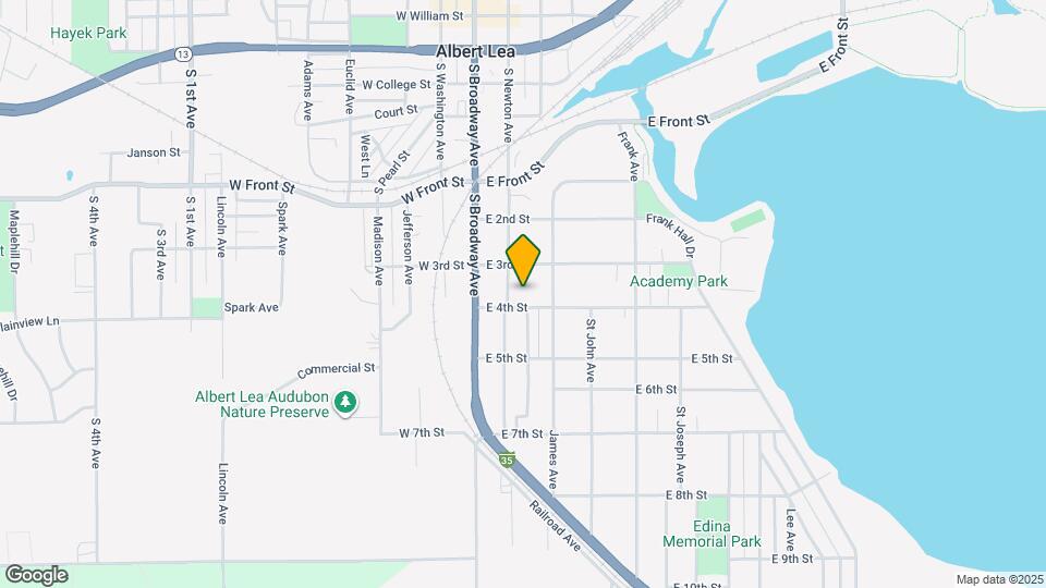 207 E 4th St Map and Location Details