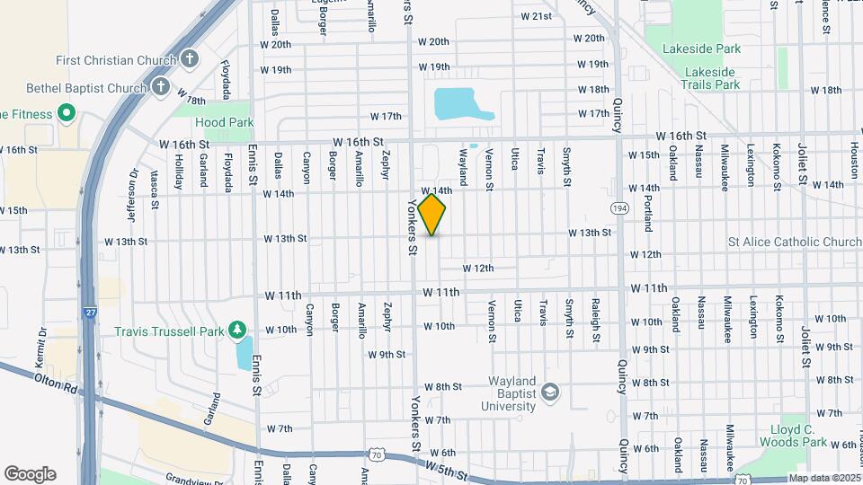 1211 Xenia St Map and Location Details