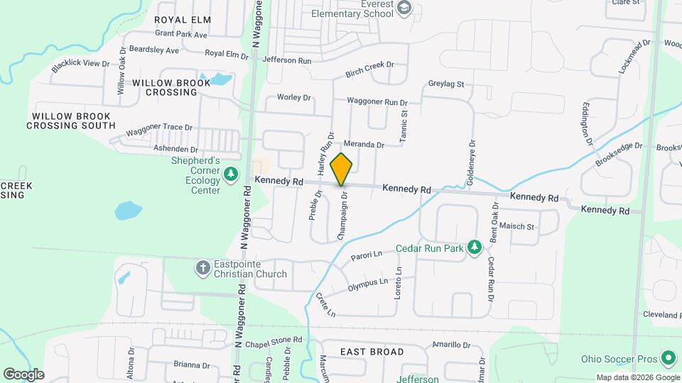 7894 Champaign Dr Map and Location Details