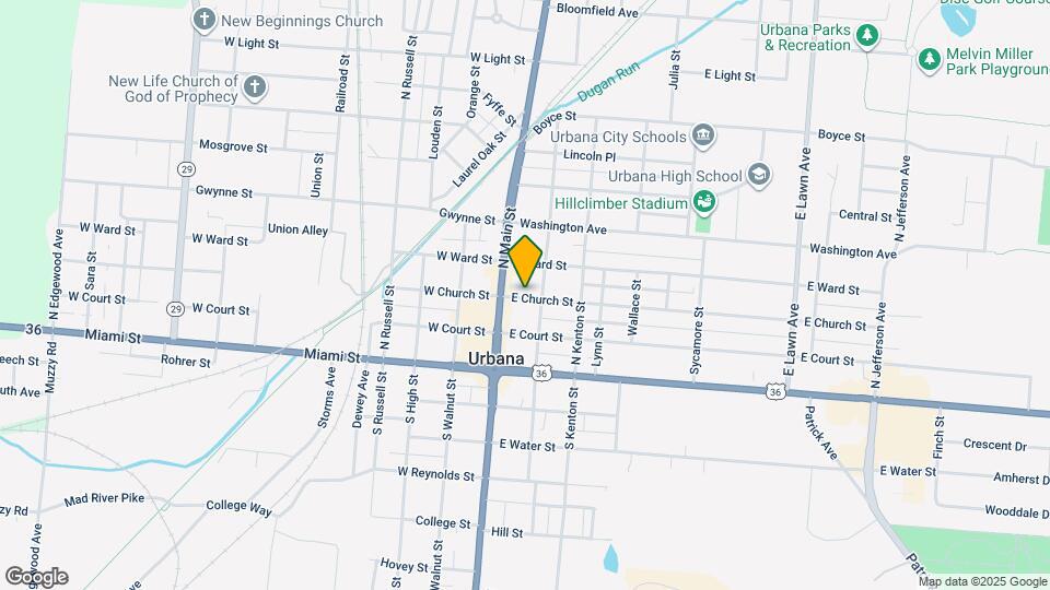 120 E Church St Map and Location Details