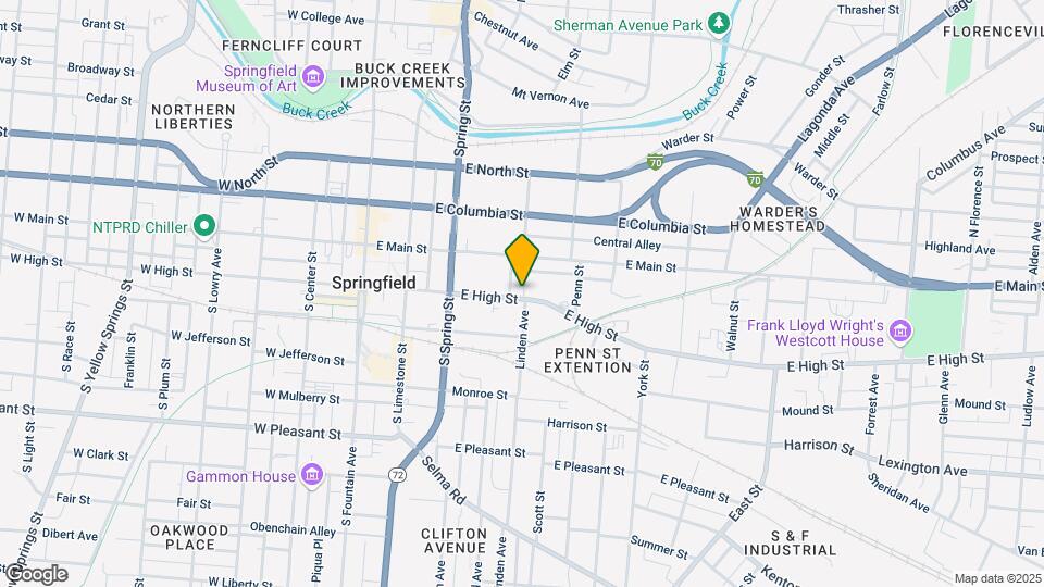 358 E High St Mapa y Detalles de la Ubicación