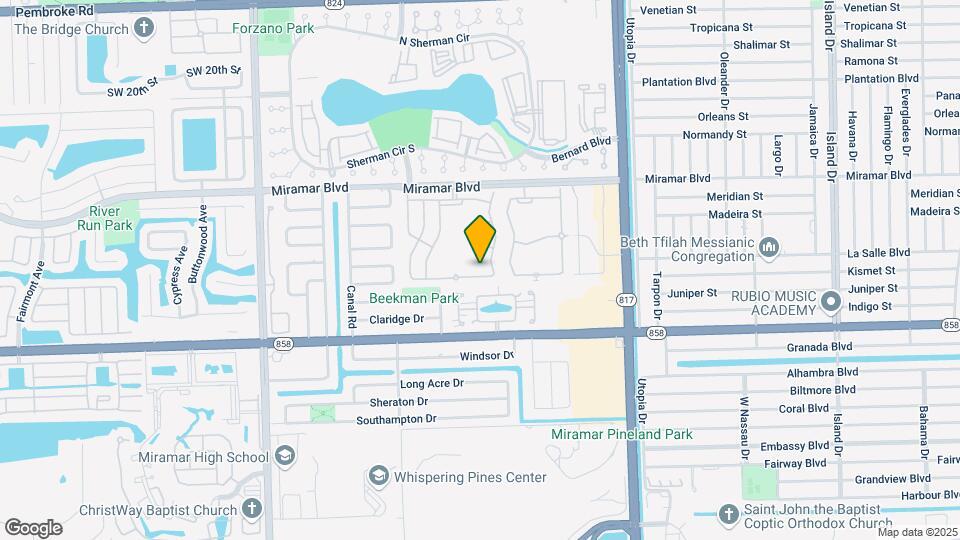 8359 SW 29th St Map and Location Details