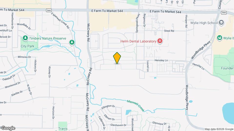 601 Cherry Tree Ln Map and Location Details