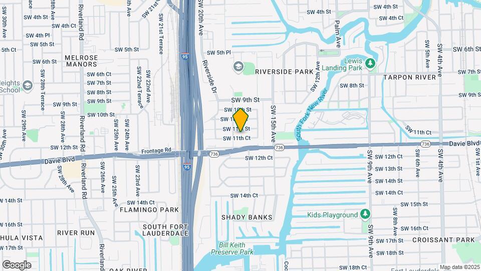 1713 SW 11th Ct-Unit -1 Mapa y Detalles de la Ubicación