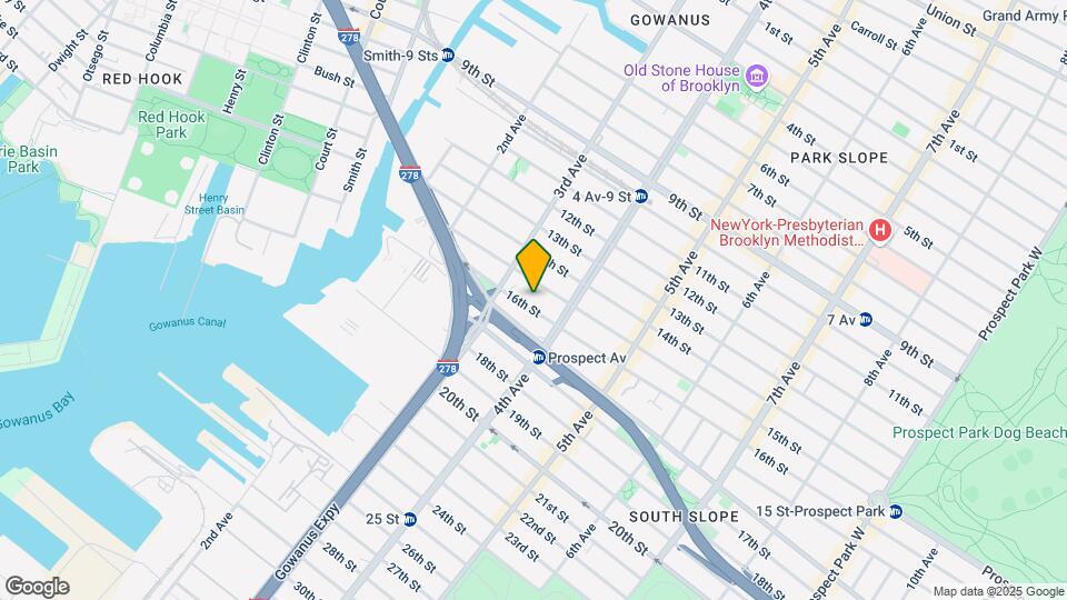 93 16th St Map and Location Details