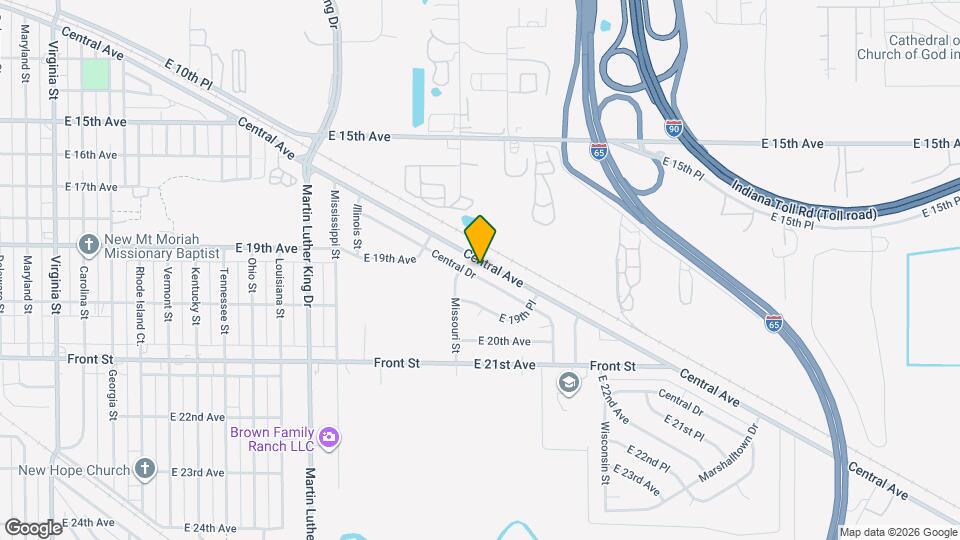 2034 Central Dr Map and Location Details