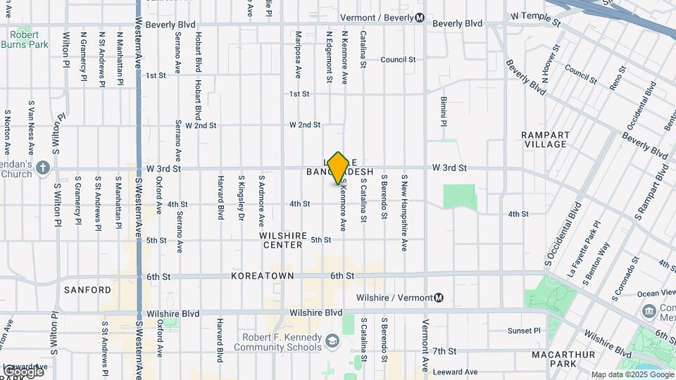 Wilshire Kenmore Regency Mapa y Detalles de la Ubicación