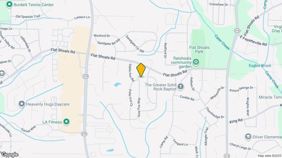 6314 Grey Fox Way Map and Location Details